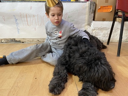 Stage carnaval 2023, les enfants et les chiens