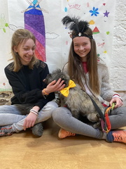 Stage carnaval 2023, les enfants et les chiens