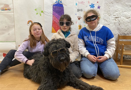 Stage carnaval 2023, les enfants et les chiens