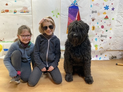 Stage carnaval 2023, les enfants et les chiens