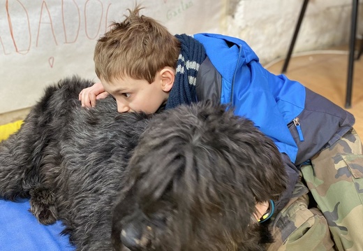 Stage carnaval 2023, les enfants et les chiens