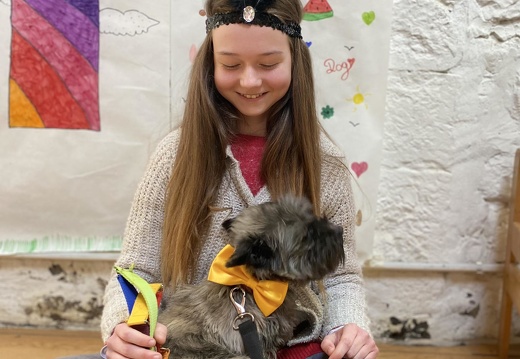 Stage carnaval 2023, les enfants et les chiens