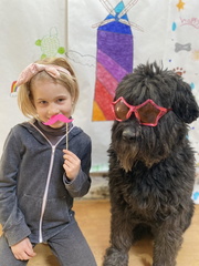 Stage carnaval 2023, les enfants et les chiens