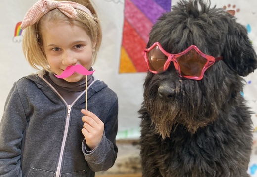 Stage carnaval 2023, les enfants et les chiens