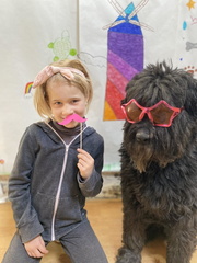 Stage carnaval 2023, les enfants et les chiens