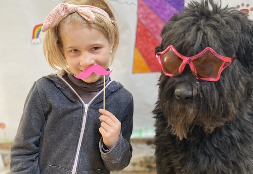 Stage carnaval 2023, les enfants et les chiens