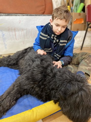 Stage carnaval 2023, les enfants et les chiens