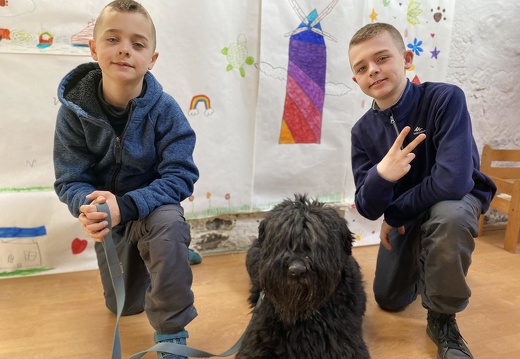 Stage carnaval 2023, les enfants et les chiens