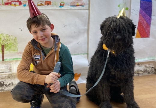 Stage carnaval 2023, les enfants et les chiens