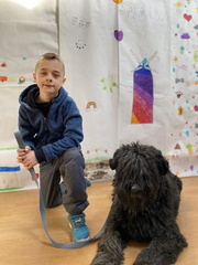 Stage carnaval 2023, les enfants et les chiens