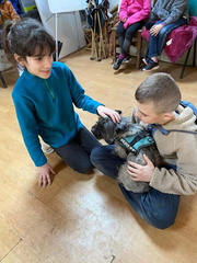 Stage carnaval 2023, les enfants et les chiens