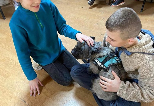 Stage carnaval 2023, les enfants et les chiens