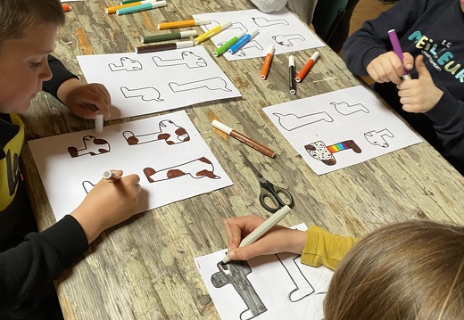 Stage mai 2023, les enfants et les chiens