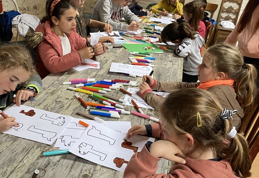 Stage mai 2023, les enfants et les chiens